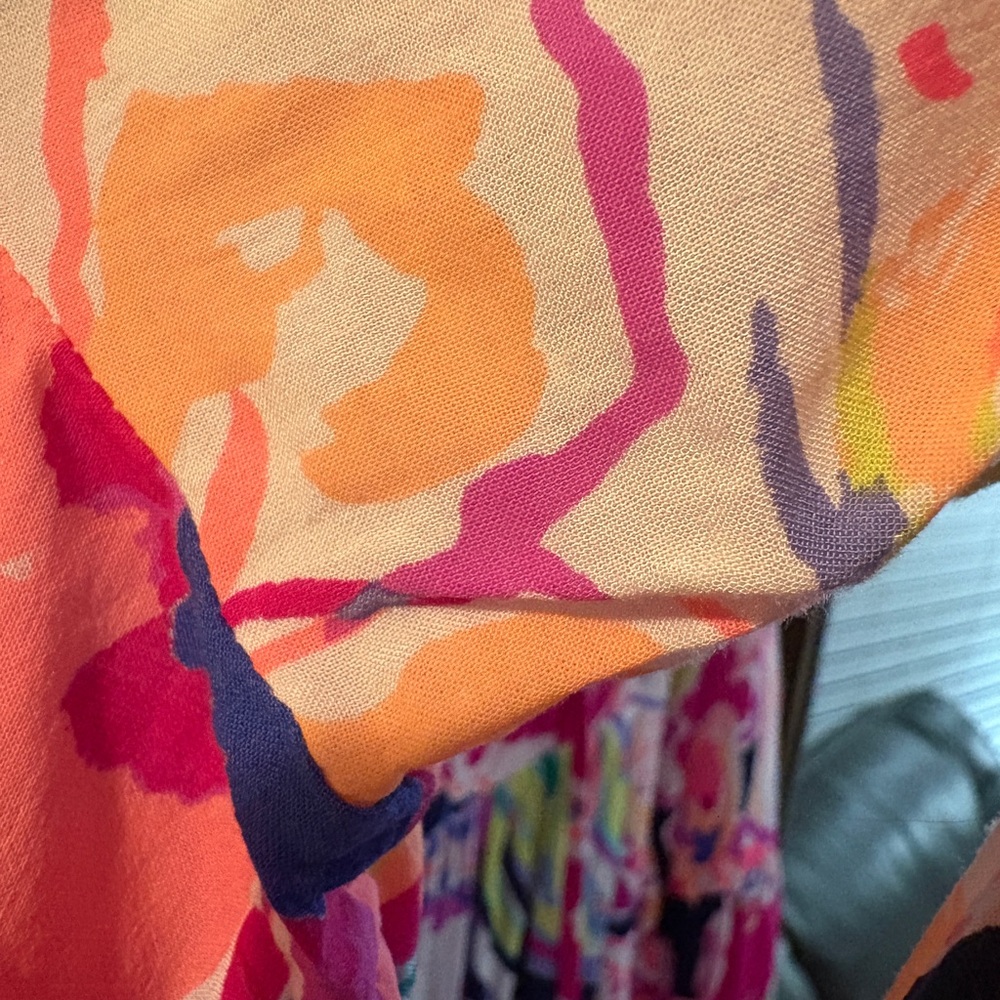 Lilly Pulitzer Alanna open shoulder dress - Large - Tipping Point - Picture 7 of 8